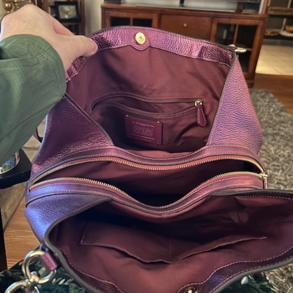 Coach Pink/Purple Purse - Picture 2 of 3